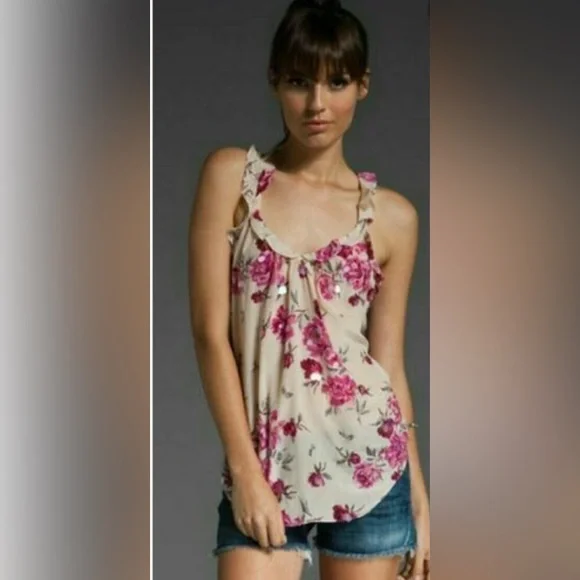 Rebecca Taylor Rose GardenBeaded Cami